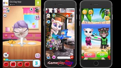 My Angela vs My Talking Angela vs Toms Jitsi Gameplay Trailer