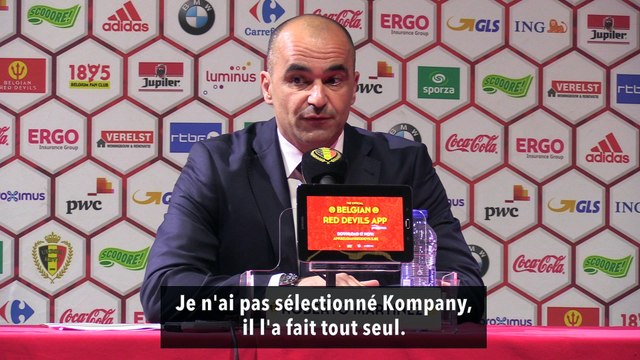 Roberto Martinez: Eden Hazard reste le capitaine