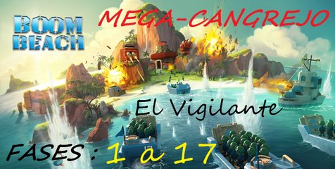 Boom Beach _ Reto Megacangrejo _ Fases 1 a la 17 muajajajajja