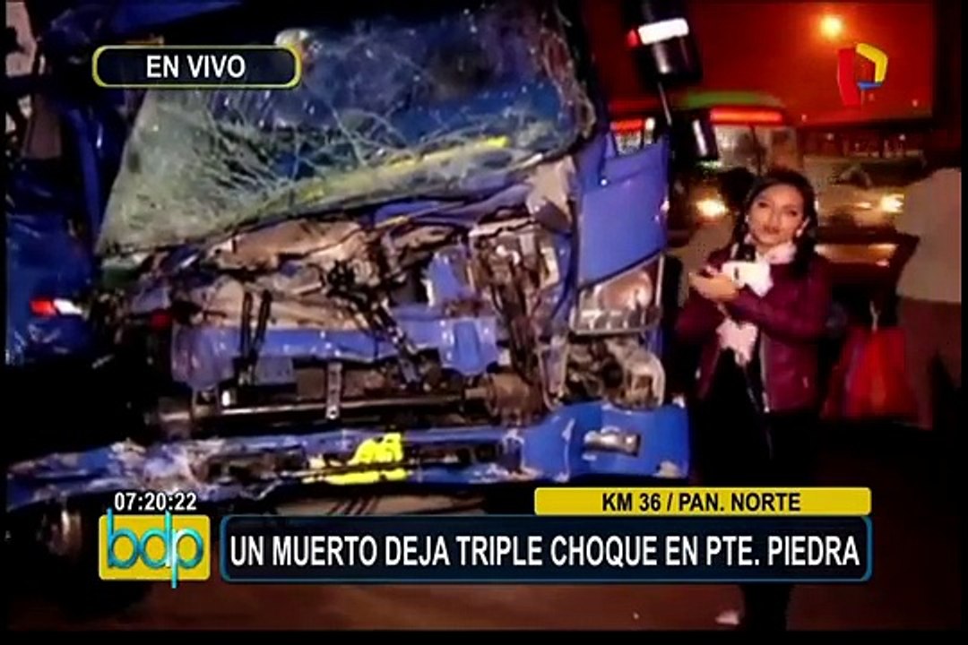 Puente Piedra: un muerto deja triple choque en Panamericana Norte ...