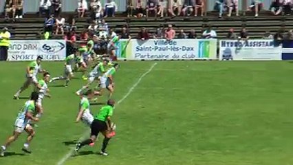 Bel essai en finale Aquitaine Juniors ABM / USC Nay