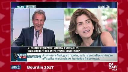Jean-Jacques Bourdin recadré par sa femme en direct