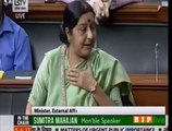 Sushma Swaraj Teaches Opposition Leader A Lesson In The Lok Sabha_ Latest Video