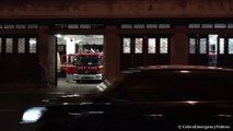 Fire engines responding x2 - London Fire Brigade with hi-lo
