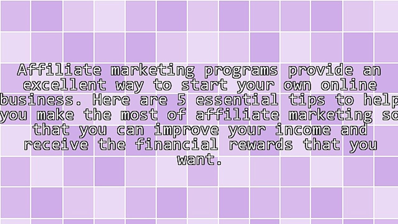 5 Simple Tips For Getting Ahead With Affiliate Marketing Programs