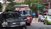 Fire truck responding with EQ siren - FDNY Rescue 1   wa