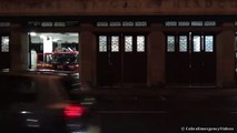 Fire engines responding x2 - London Fire Brigade with hi-