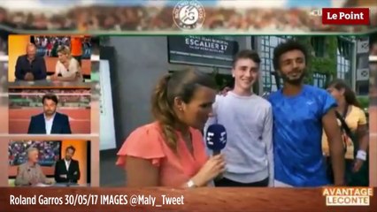 Roland Garros : Maxime Hamou tente d'embrasser de force une journaliste