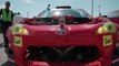 Ferrari powered Toyota “GT4586” at Formula Drift Orlando w  Ryan Tuerck   Donut M