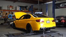 2015 BMW M5 Dyno - Downpipes, Tune, Filters & Ex