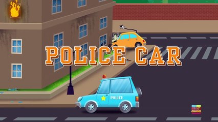 Emergency vehicles   learn vehicles   cars cartoons   video For