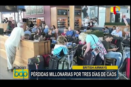 Reino Unido: British Airways afronta su tercer día de cancelaciones tras fallo informático