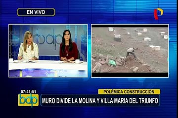 Descartan que muro entre La Molina y VMT impida el libre tránsito