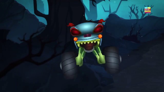 Little Red Car rhymes Run Little Red Car Run The Haunted House Monster Truck E