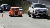 Street sound of Rat Rods,Hot Rods and street machines, accelerations and burn