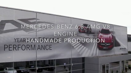 2017 Mercedes-Benz AMG 63 V8 4.0 liter Engine Production BEHIND