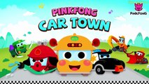 PINKFONG Car Town  Police Car, Fire Truck, School Bus - Videos for Kids, Videos for Child