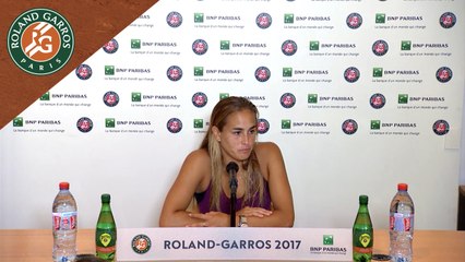 Roland-Garros 2017 : 1T conférence de presse Monica Puig
