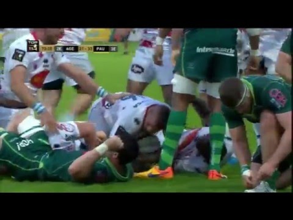 J20 TOP 14 : les Essais face à Pau