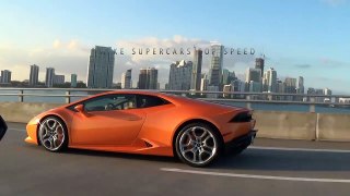 Lamborghini Huracan Revving Trump Huracan You're Fired Trumpracan at Cars and Coffee Palm B