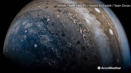 NASA photos of Jupiter make for stunning animation