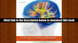 Ebook Online An Introduction to Brain and Behavior  For Trial