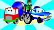Trucks and loader for kids. Toys Cars - Surprise Eggs. Video for chi