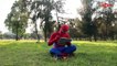 Bagger kinderfilm   Lernen Farben mit spiderman   Bau - Spielzeug Videos f