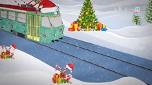 Learning Transport & Railway Vehicles Name   kids Learning vehicles Name With Santa Claus -