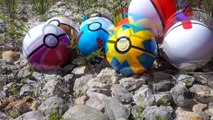 Superheroes and Pokeball - Pokemon GO! Surprise Eggs Pokeball To