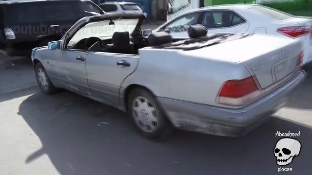 Abandoned Mercedes Benz w140 s500 cabrio EXCLUSIVE. Abandoned Mercedes Lorinser k50 w220 i