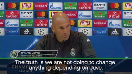 Download Video: We won't change our style to counter Juventus threat - Zidane