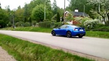 Girl driving Subaru BRZ, with Milltek ex