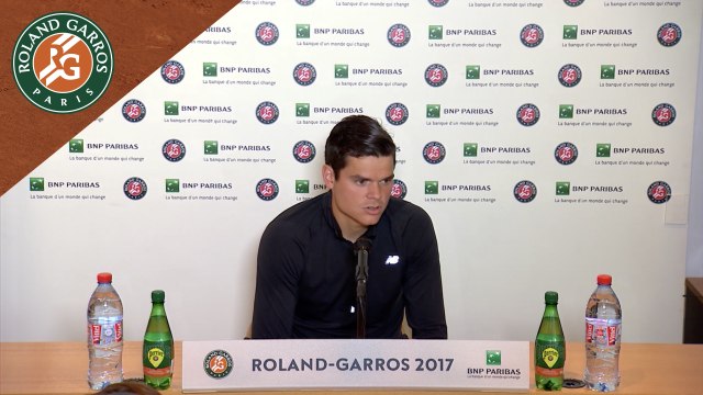 Roland-Garros 2017 : 1T conférence de presse Milos Raonic