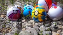Superheroes and Pokeball - Pokemon GO! Surprise Eggs Pokeball