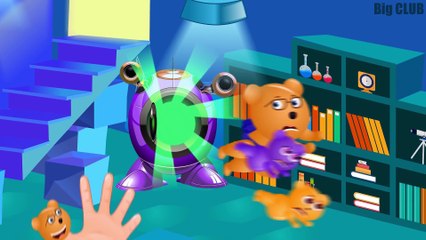 Mega Gummy Bear Baby eating magic ice cream transforming animal nursery rhymes for kids