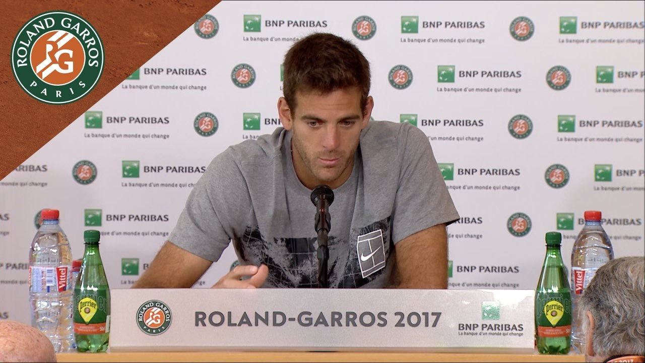 Roland Garros 2017 : 1T conférence de presse Juan Martin Del Potro