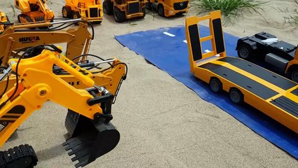 Trucks for children   Excavator for kids   Kids videos   Car toys   Songs for kids   bib