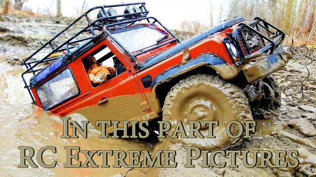 RC Trucks MUD OFF Road Rescue and Stuck — RC Jeep Wrangler Rubicon VS Land Rover Defender 90 P