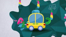 Learning Transport & Street Vehicles Name   Kids Learning vehicles Name With Santa Claus - Ba