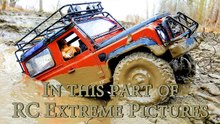 RC Trucks MUD OFF Road Rescue and Stuck — RC Jeep Wrangler Rubicon VS Land Rover Defender 90 P