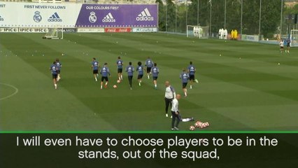 Download Video: Zidane admits selection difficulty for UEFA Champions League final