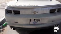 Abandoned cars in Dubai - Chevrolet Camaro RS. Abandoned sport cars i