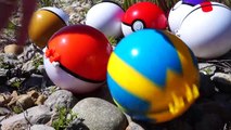 Superheroes and Pokeball - Pokemon GO! Surprise Eggs Pokeball