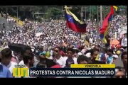 Venezuela: multitud marcha en defensa de los derechos humanos