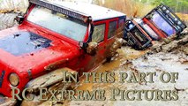 Rescue Stuck In The MUD — RC Jeep Wrangler Rubicon VS Land Rover Defender 90 — RC Extreme Pictu