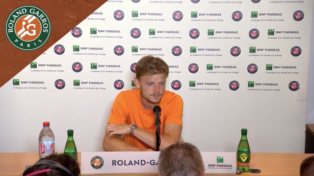 Roland-Garros 2017 : 1T conférence de presse David Goffin