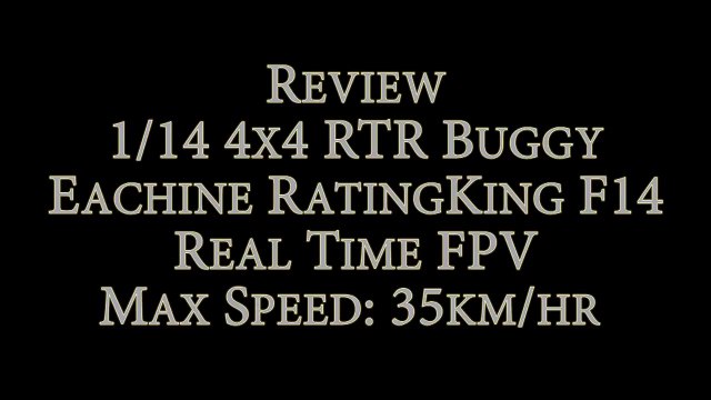 Best Mini FPV RC Car 4x4 — Eachine RatingKing F14 Real Time FP