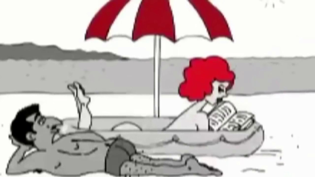 A Cartoon For Adults! Beach Meet You! Une Bande Dessinée Pour Les Adultes! La Plage Vous Rencontrer!