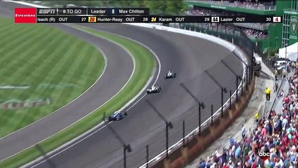 INDYCAR INDY500 2017 Final Laps Sato WINS